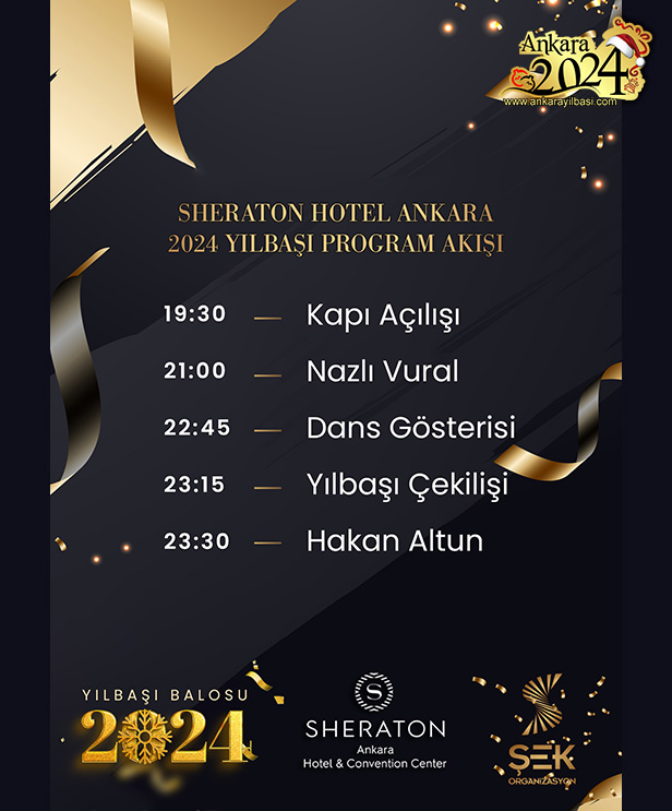 Sheraton Ankara Yılbaşı 2024 Ankara Yılbaşı Ankara Yılbaşı