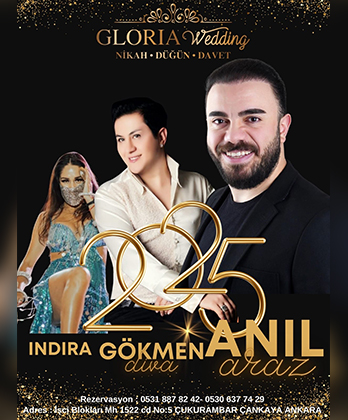 Gloria Wedding Plus  Çukurambar 2025 Yılbaşı