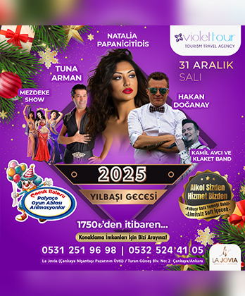 La Jovia Wedding & Convention Yılbaşı Programı 2025